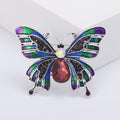 Alloy Enamel Butterfly Brooch Pin For Scarves Coats And Cardigans view 3