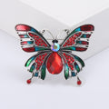 Alloy Enamel Butterfly Brooch Pin For Scarves Coats And Cardigans view 6