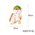 Alloy Enamel Hedgehog Brooch Pin Scarf Buckle For Women view 5