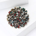Alloy Hollow Flower Brooch Pin For Coats Suits And Apparel view 2