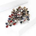 Alloy Rhinestone Brooch Pin For Suits Jackets And Coats view 2