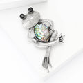 Alloy Shell Frog Brooch For Women Suit And Coat Decoration view 2