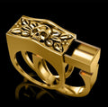 European Punk Skull Men's Ring Set, Creative Hidden Secret Compartment Ring Accessories view 6