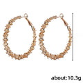 Fashion Irregular Thorn Shaped Oversized Hoop Earrings Statement Nightclub Ear Jewelry view 5