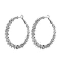 Fashion Irregular Thorn Shaped Oversized Hoop Earrings Statement Nightclub Ear Jewelry view 3