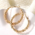 Fashion Irregular Thorn Shaped Oversized Hoop Earrings Statement Nightclub Ear Jewelry view 1