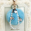 Sky-Blue Letter-D-Pom