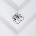 Alloy Abalone Shell Cat Brooch Pin For Animal Apparel Decoration view 4