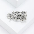 Alloy Abalone Shell Owl Brooch Vintage Lapel Pin For Apparel view 4