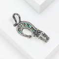 Natural Abalone Shell Cat Brooch Pin For Fashion Coats view 3