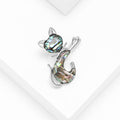 Alloy Shell Cat Brooch Pin For Fashion Clothing Accessories view 2