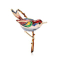 Alloy Enamel Bird Brooch Pin For Simple Women Lapel Accessories view 5