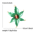 Alloy Enamel Ladybug Leaf Brooch For Handmade Fashion Accessories view 4