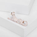 Alloy Enamel Leopard Brooch For Unisex Animal Apparel Decoration view 2