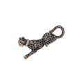 Alloy Enamel Leopard Brooch For Unisex Animal Apparel Decoration view 5