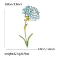 Alloy Enamel Carnation Brooch For Fresh Floral Apparel Accessories view 6
