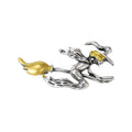 Alloy Enamel Witch Broom Brooch Pin For Fashion Clothing Decoration view 5
