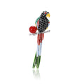 Alloy Rhinestone Parrot Brooch Pin For Women Suit Accessories view 5