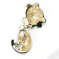 Alloy Enamel Cartoon Cat Brooch For Fashion Garment Accessories view 4