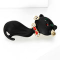 Alloy Enamel Cartoon Cat Brooch For Fashion Garment Accessories view 2