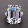 Luxury Large Rectangular Zircon Women's Ring For Wedding Engagement Bridal Gift view 1