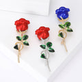 Alloy Elegant Rose Flower Brooch For Garment Lapel Decoration view 1
