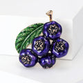 Alloy Enamel Blueberry Brooch Pin For Student Cardigans view 5