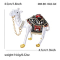 Alloy Enamel Camel Brooch Pin For Cute Clothing Accessories view 4