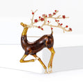 Alloy Enamel Painted Elk Brooch For Animal Clothing Decoration view 2