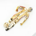 Alloy Enamel Soccer Player Brooch Sports Lapel Pin For Accessories view 4