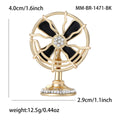 Alloy Enamel Electric Fan Brooch Creative Couple Lapel Pin view 5