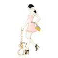 Alloy Enamel Elegant Lady Brooch For Fashion Collar And Clothing Fastening view 4
