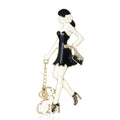 Alloy Enamel Elegant Lady Brooch For Fashion Collar And Clothing Fastening view 3