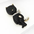 Alloy Cat Brooch Pin For Blazer Decoration And Closure view 3