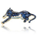 Alloy Enamel Leopard Brooch Pin For Creative Fashion Apparel view 2
