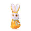 Alloy Enamel Rabbit Brooch Fashion Collar Pin For Apparel view 1