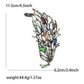 Alloy Glass Rhinestone Brooch For Women's Garment Decoration view 5