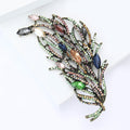 Alloy Glass Rhinestone Brooch For Women's Garment Decoration view 2