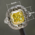 European Style Elegant Women's Wedding Ring, Trendy Versatile Hand Jewelry Accessories view 5