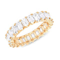 Full Paved Zircon Proposal Ring For Women, Creative Eternity Band Fashion Jewelry view 4