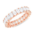Full Paved Zircon Proposal Ring For Women, Creative Eternity Band Fashion Jewelry view 6