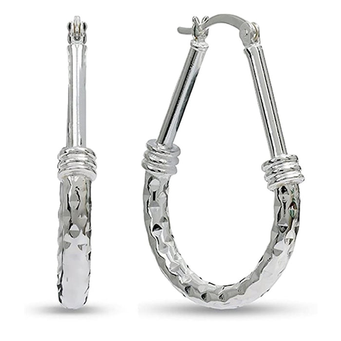 Fashion Simple Women's Alloy Large Hoop Drop Earrings Street Nightclub Jewelry