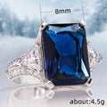 European Sparkling Micro Pave Zircon Ring For Women, Fine Jewelry Accessory view 3