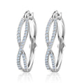 European Fashion Micro Paved Zircon Earrings For Women Versatile Jewelry Accessories view 2