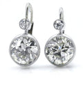 Simple Round Zircon Women's Earrings, European American Style Jewelry Accessories view 3