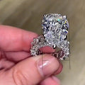 Simple Women's Ring With Oversized Cubic Zirconia Stone Fashion Finger Jewelry Gift view 5