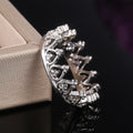 Alloy Electroplated Pattern Ring For Women, European American Fashion Personality Jewelry view 6