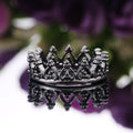 Alloy Electroplated Pattern Ring For Women, European American Fashion Personality Jewelry view 4