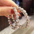 Personalized Exaggerated Oversized Stud Earrings For Women European Fashion Street Style Jewelry view 1