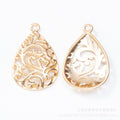 Zinc Alloy Teardrop Charm Pendant No.696801 for DIY Necklace Bracelet Jewelry Making view 5